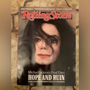 Rolling Stone - Michael Jackson King Of Pop Singer August 6, 2009 Back Issue